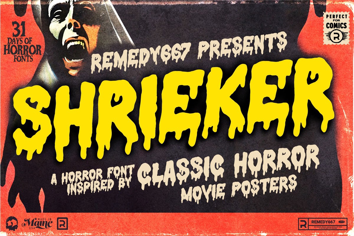 Shrieker Font