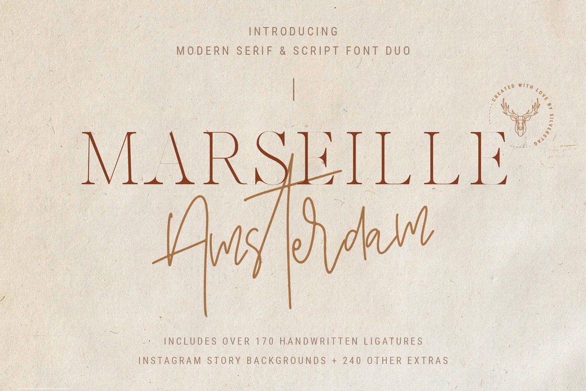 Marseille & Amsterdam Font