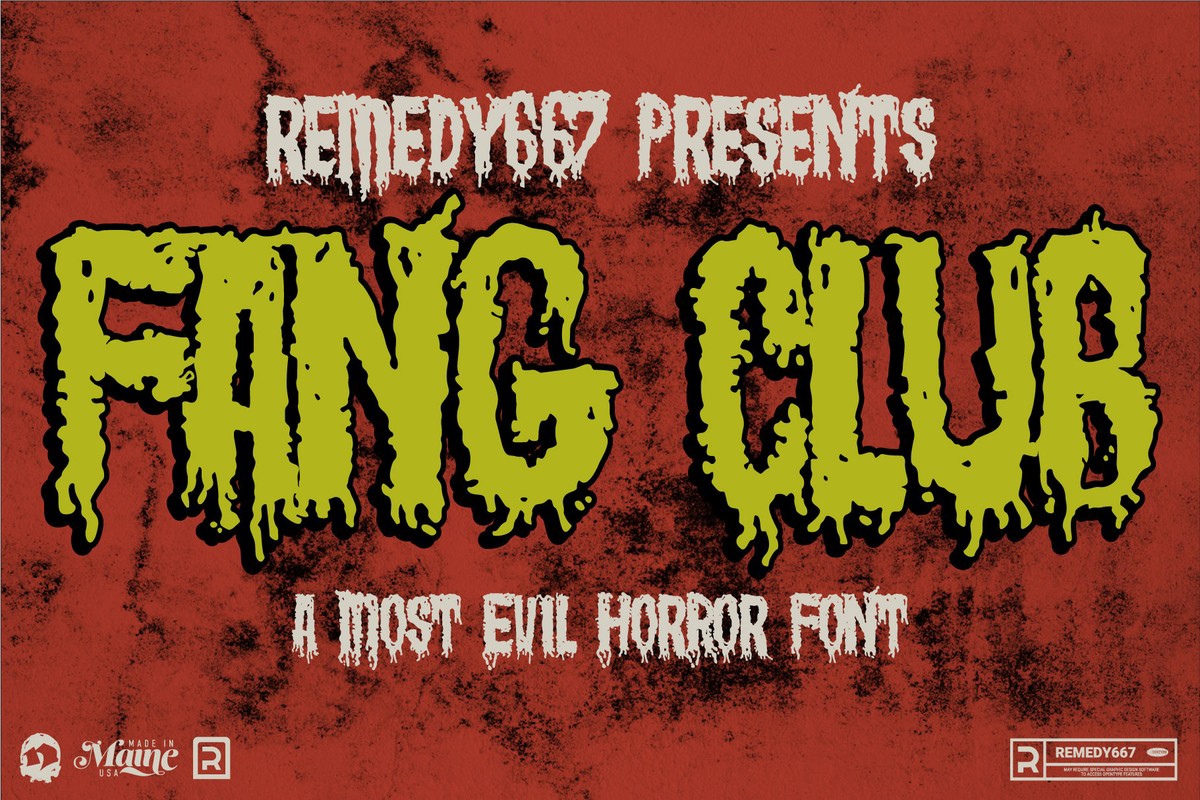 Fang Club Font