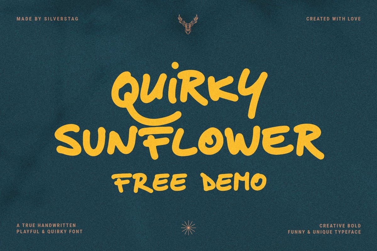 Quirky Sunflower Font