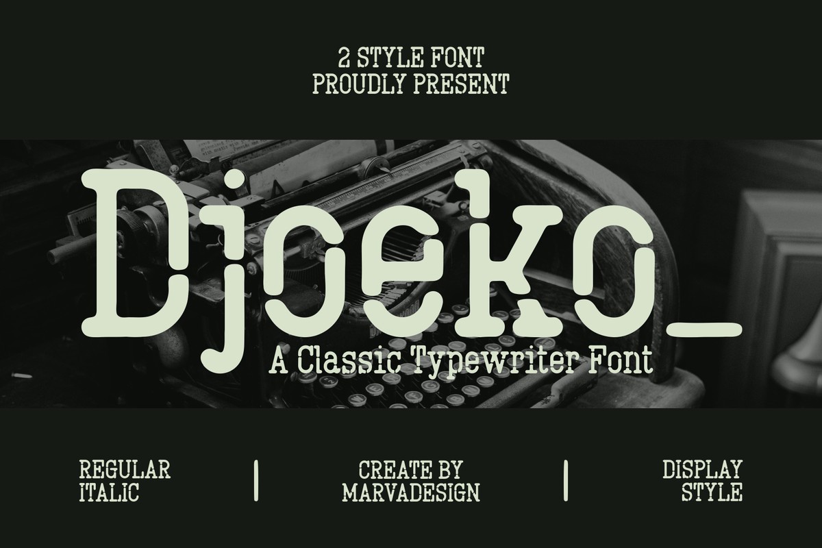 Djoeko Font