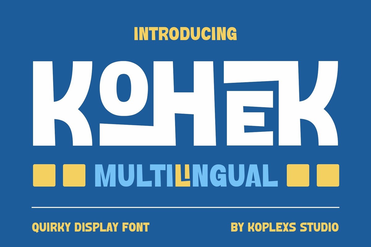 Kohek Font