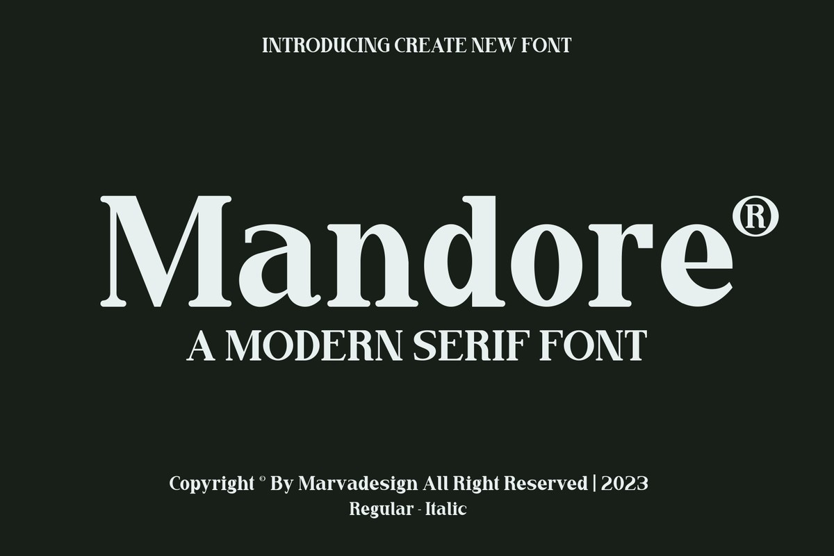 Mandore Font