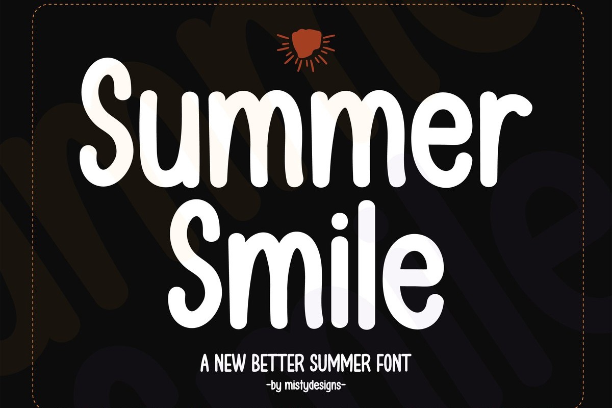 Summer Smile Font