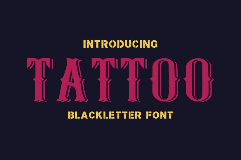 Tattoo Font