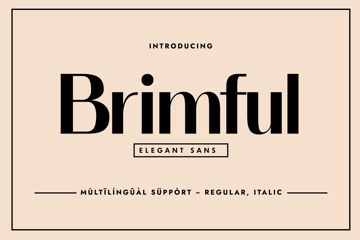 Brimful Font