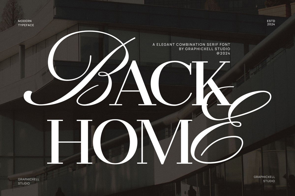 Back Home Font