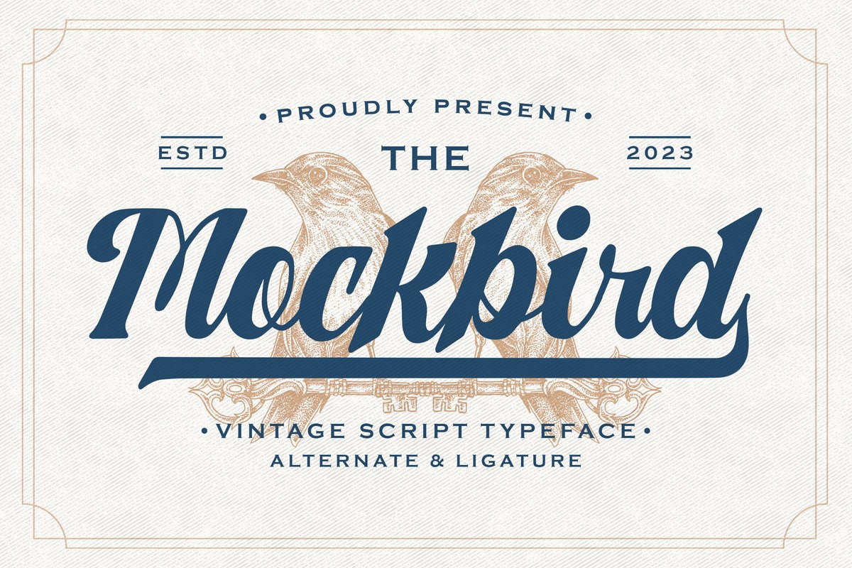 Mockbird Font