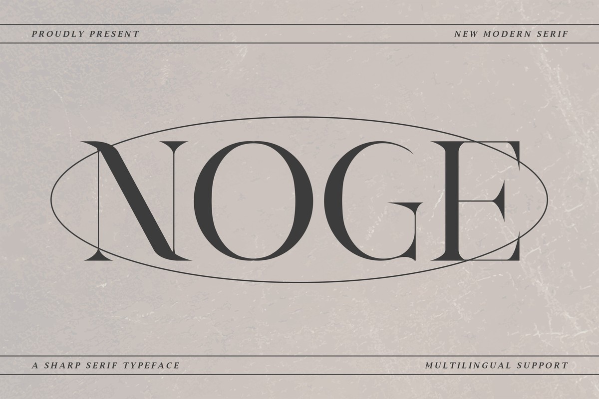 Noge Font