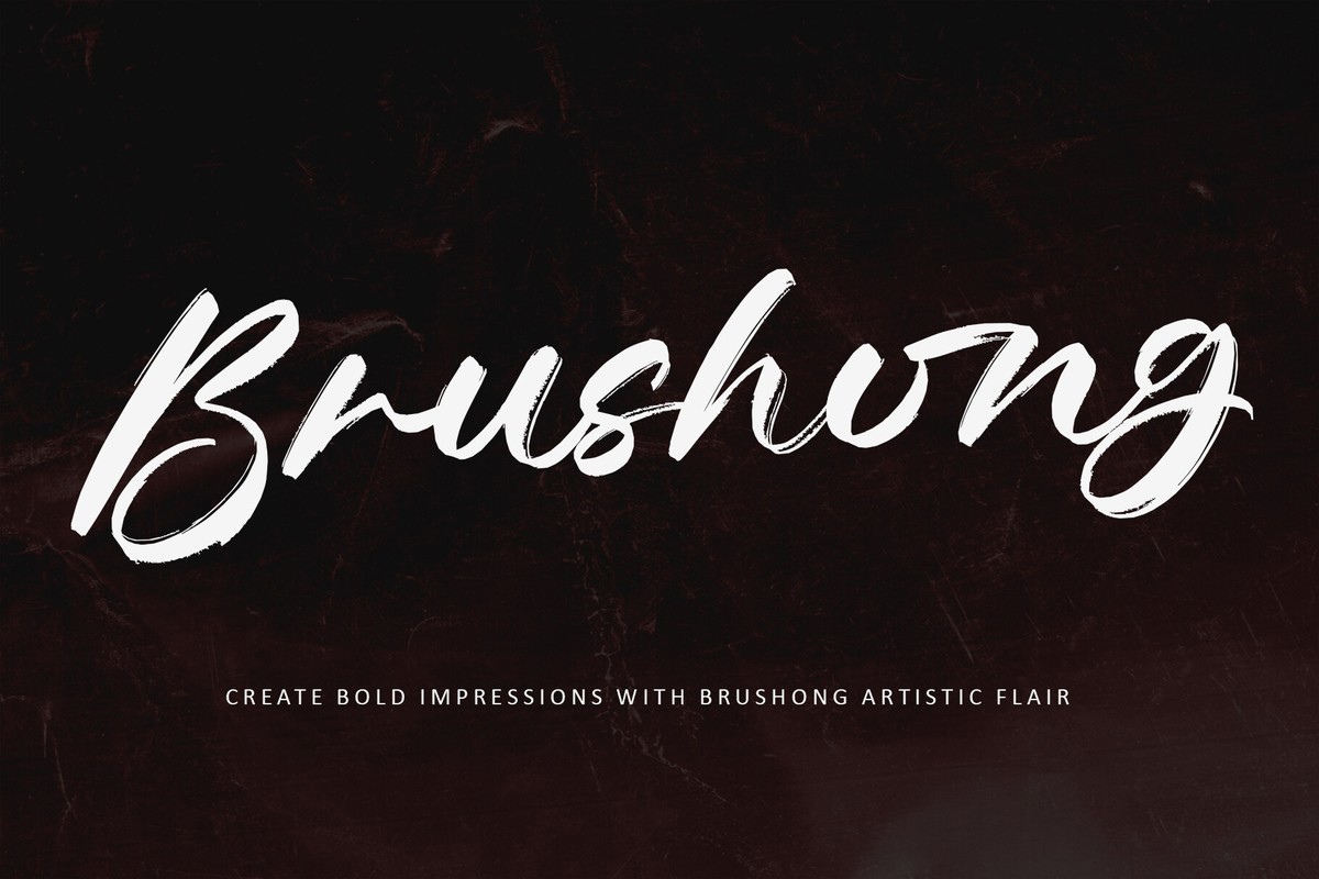 Brushong Font