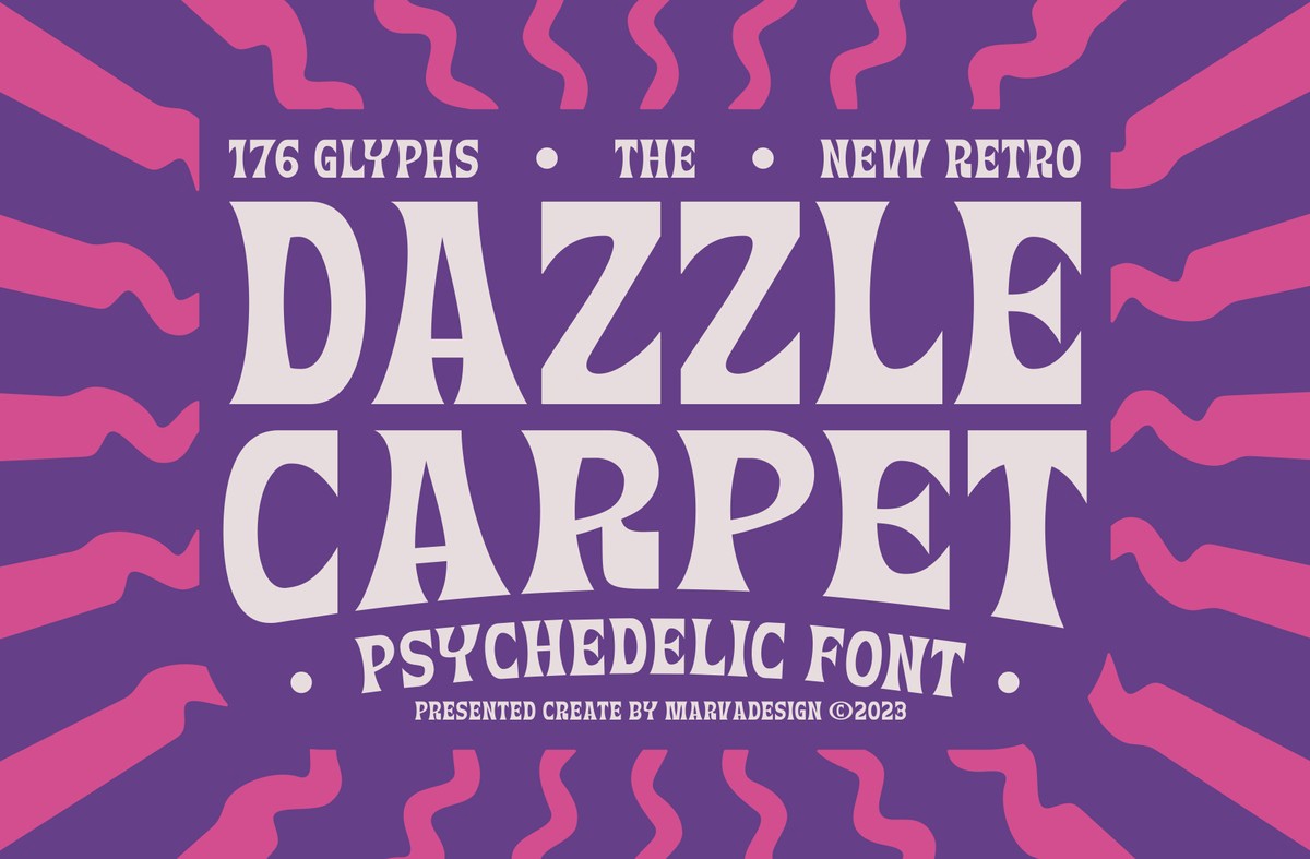 Dazzle Carpet Font