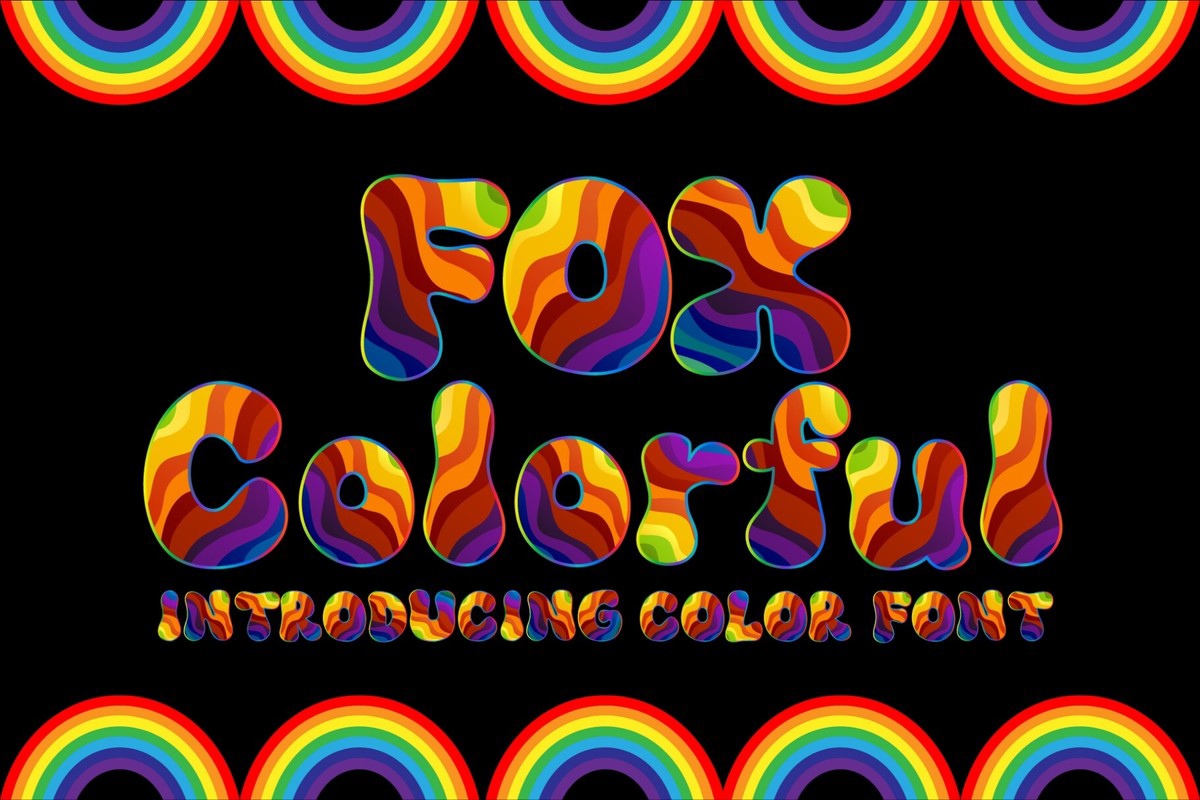 Fox Colorful Font