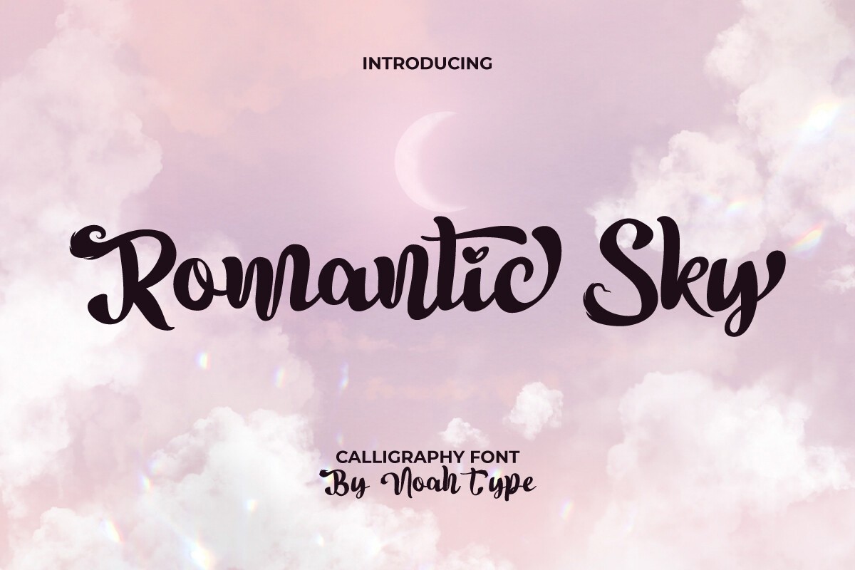 Romantic Sky Font