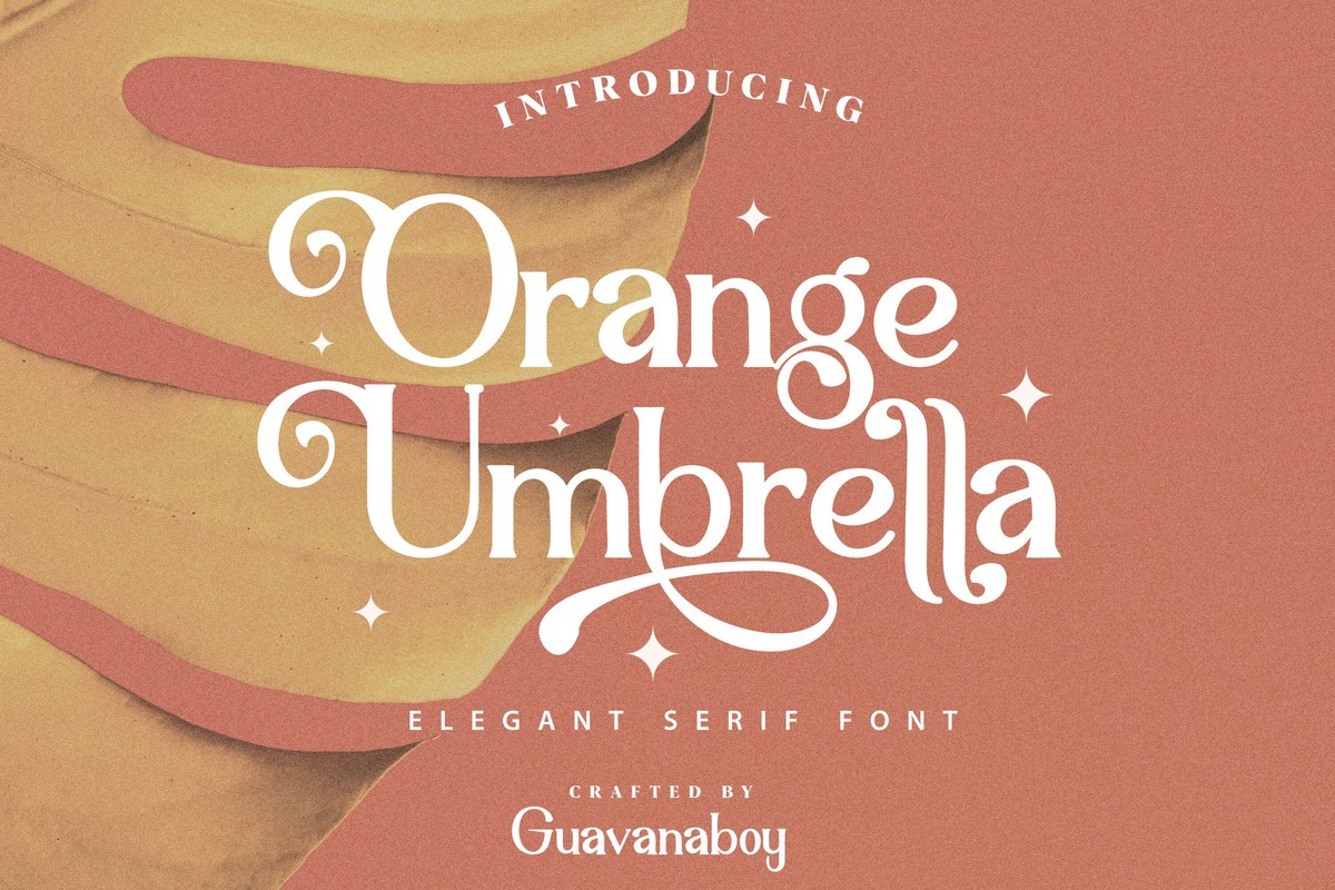 Orange Umbrella Font