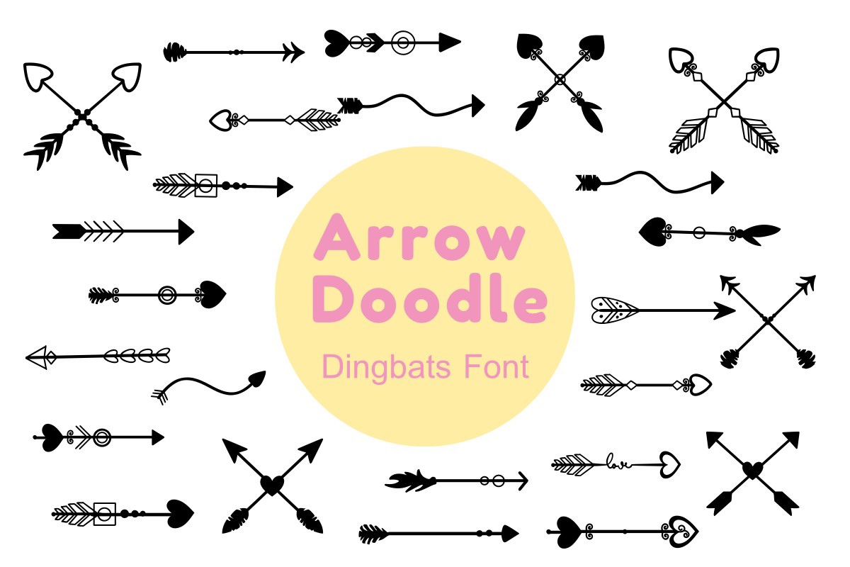 Arrow Doodle Font