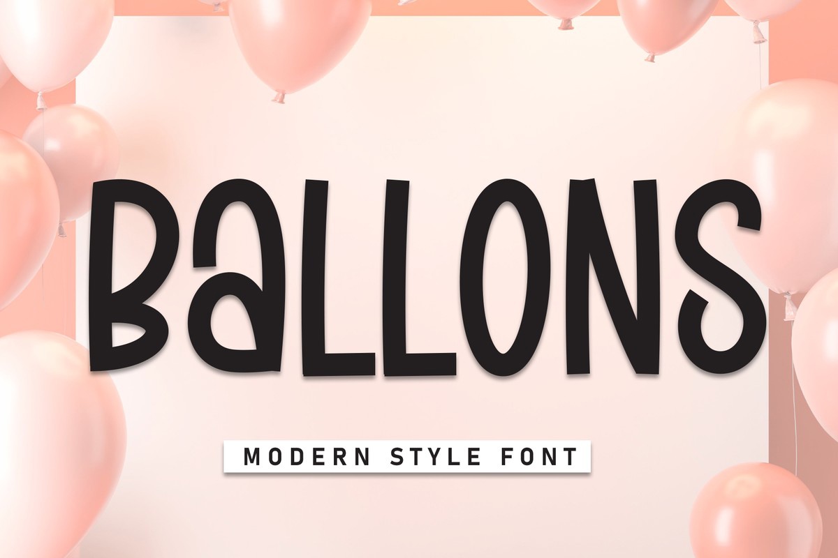 Ballons Font