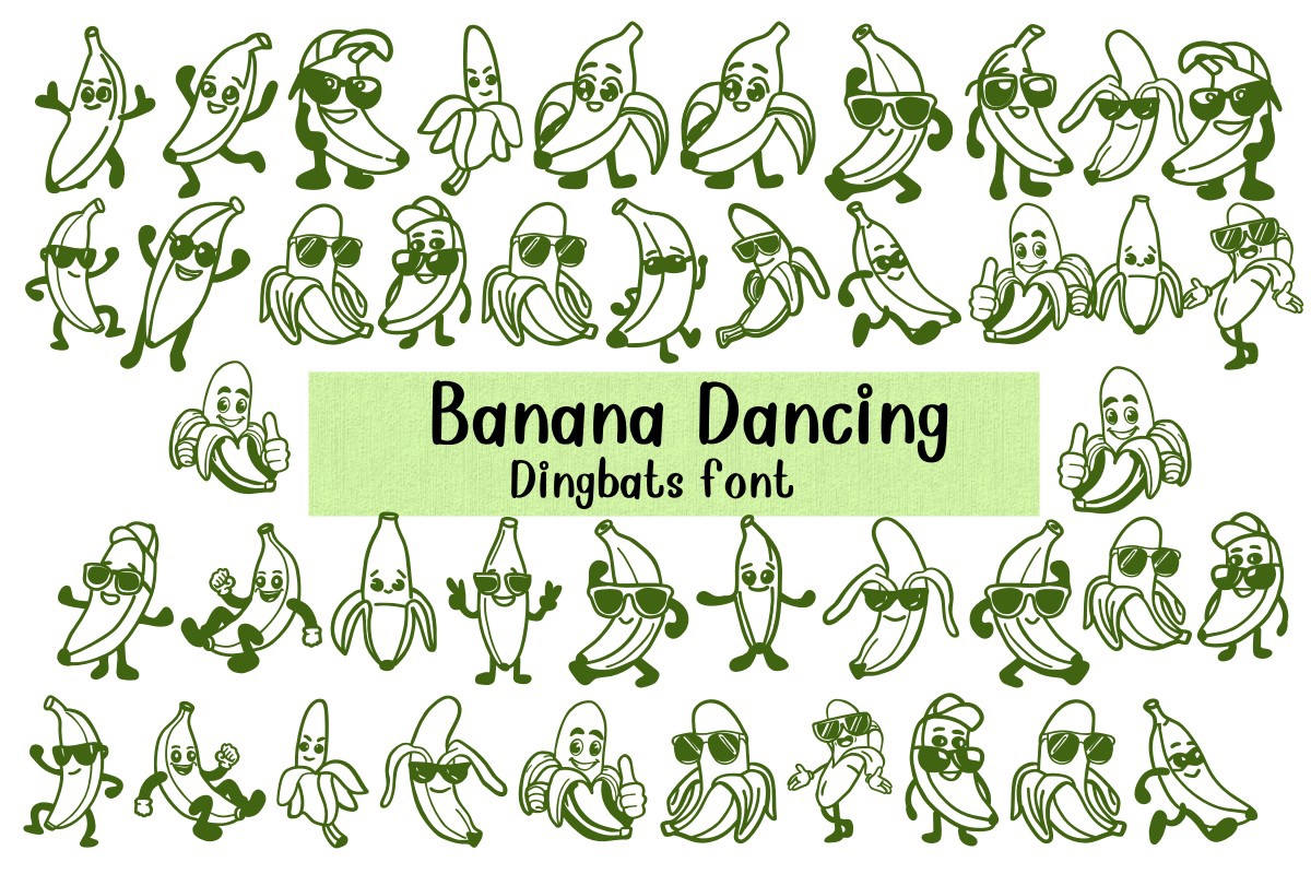 Banana Dancing Font