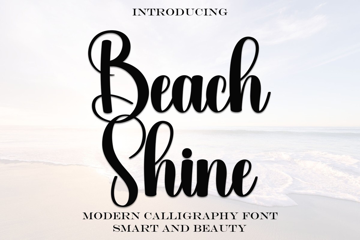 Beach Shine Font