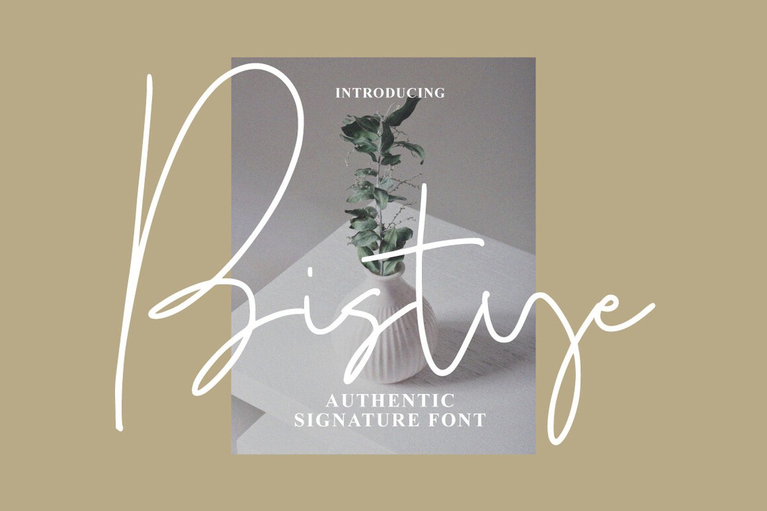 Bistye Signature Font