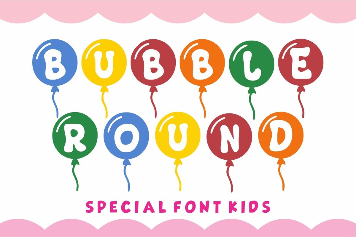 Bubble Round Font