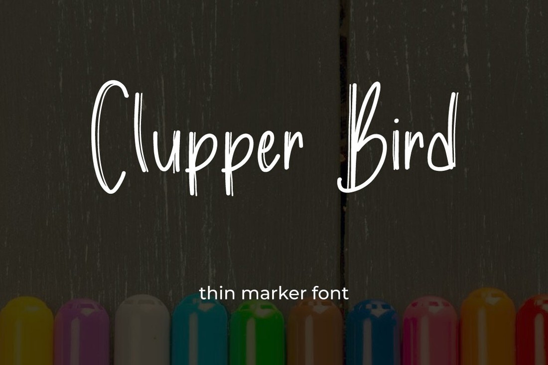 Clupper Bird Font