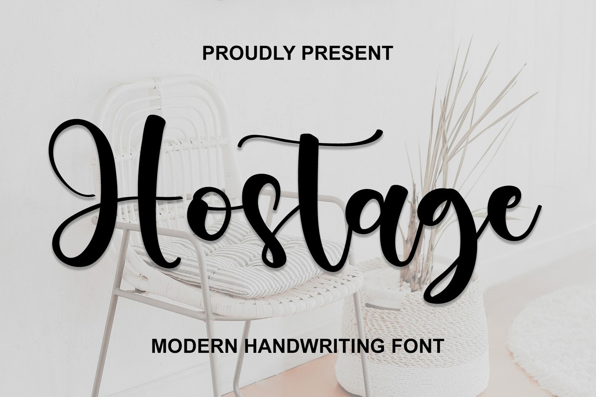 Hostage Font