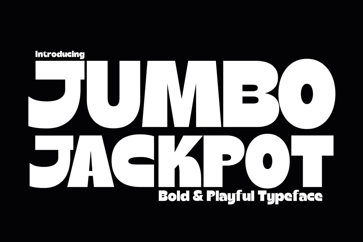 Jumbo Jackpot Font