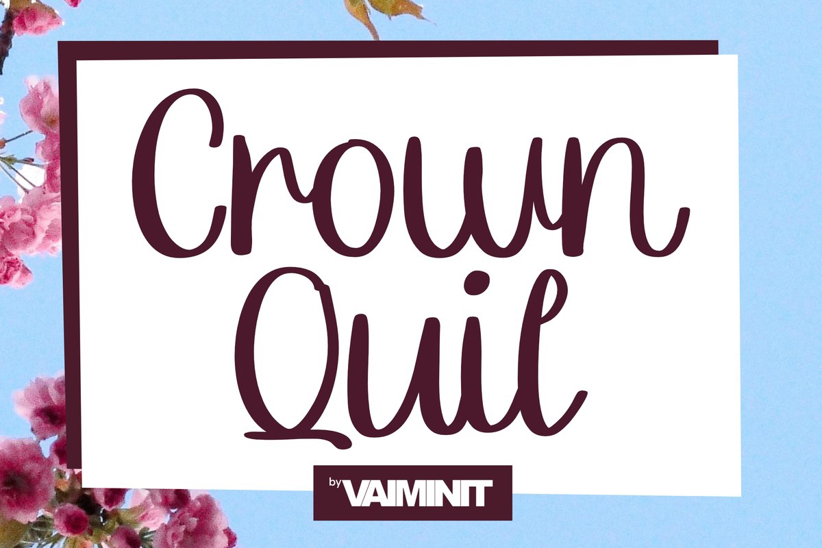 Crown Quill Font