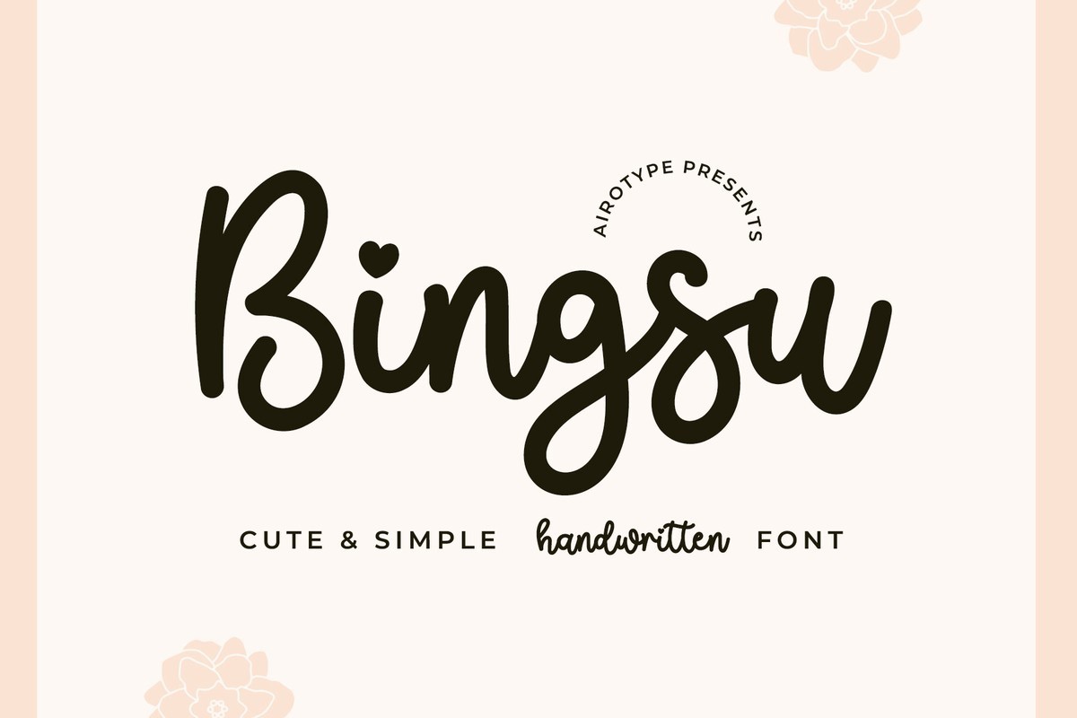 Bingsu Font