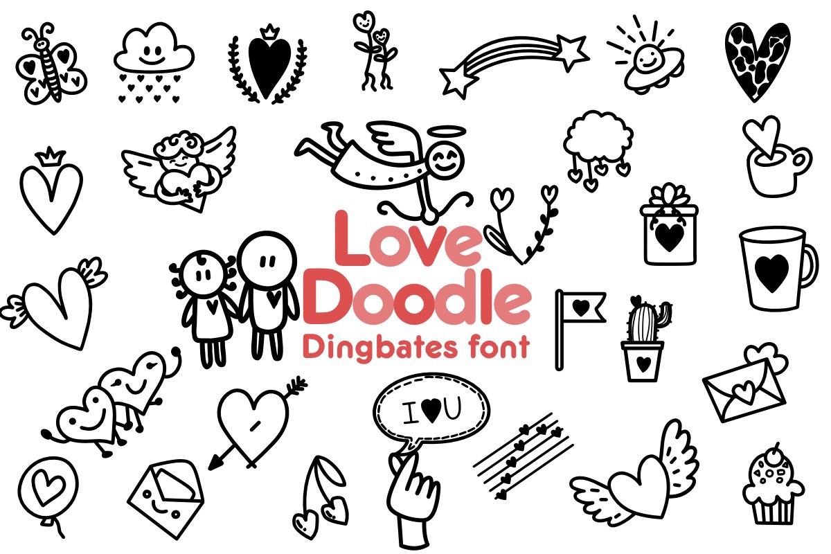 Love Doodle Font