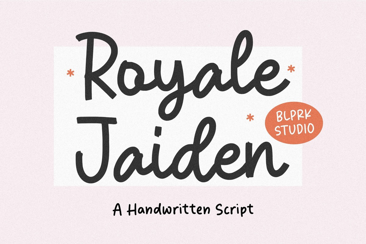 Royale Jaiden Font