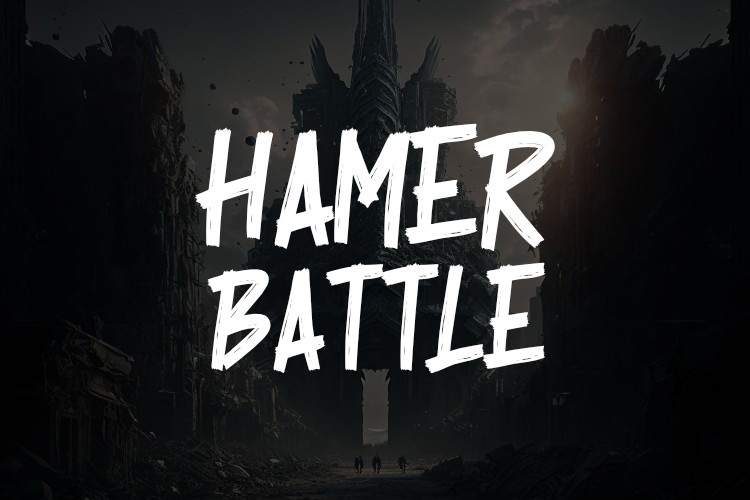 Hamer Battle Font