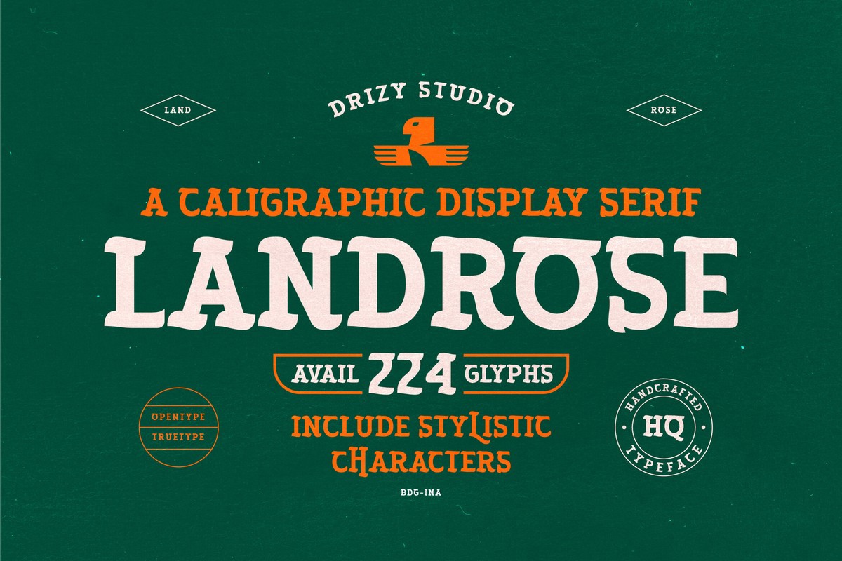 Landrose Font