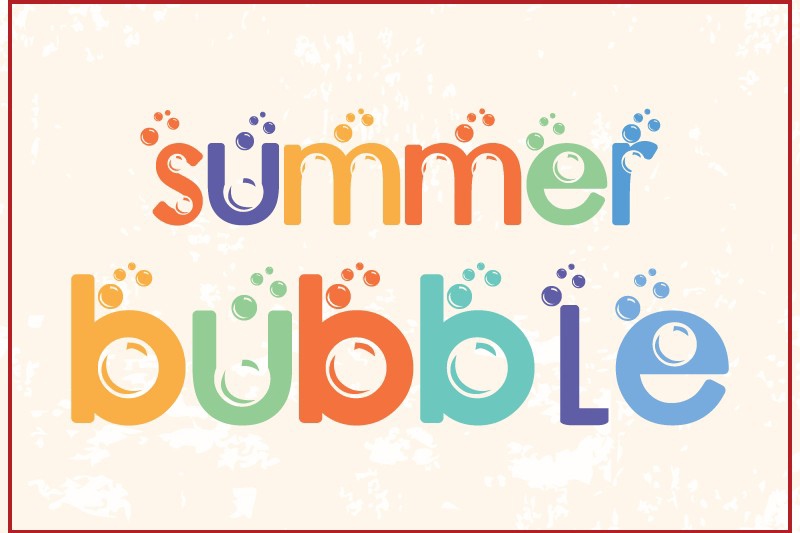 Summer Bubble Font