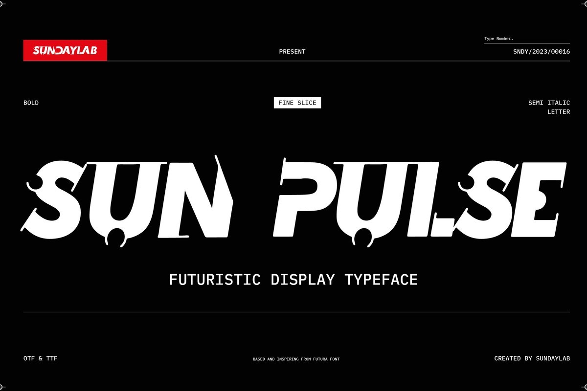 Sun Pulse Font