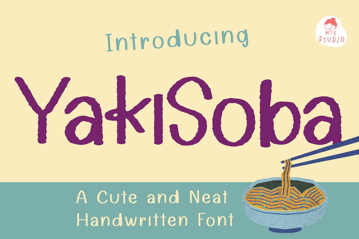 YakiSoba Font YakiSoba Font