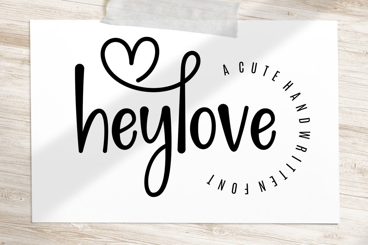 Hey Love Font