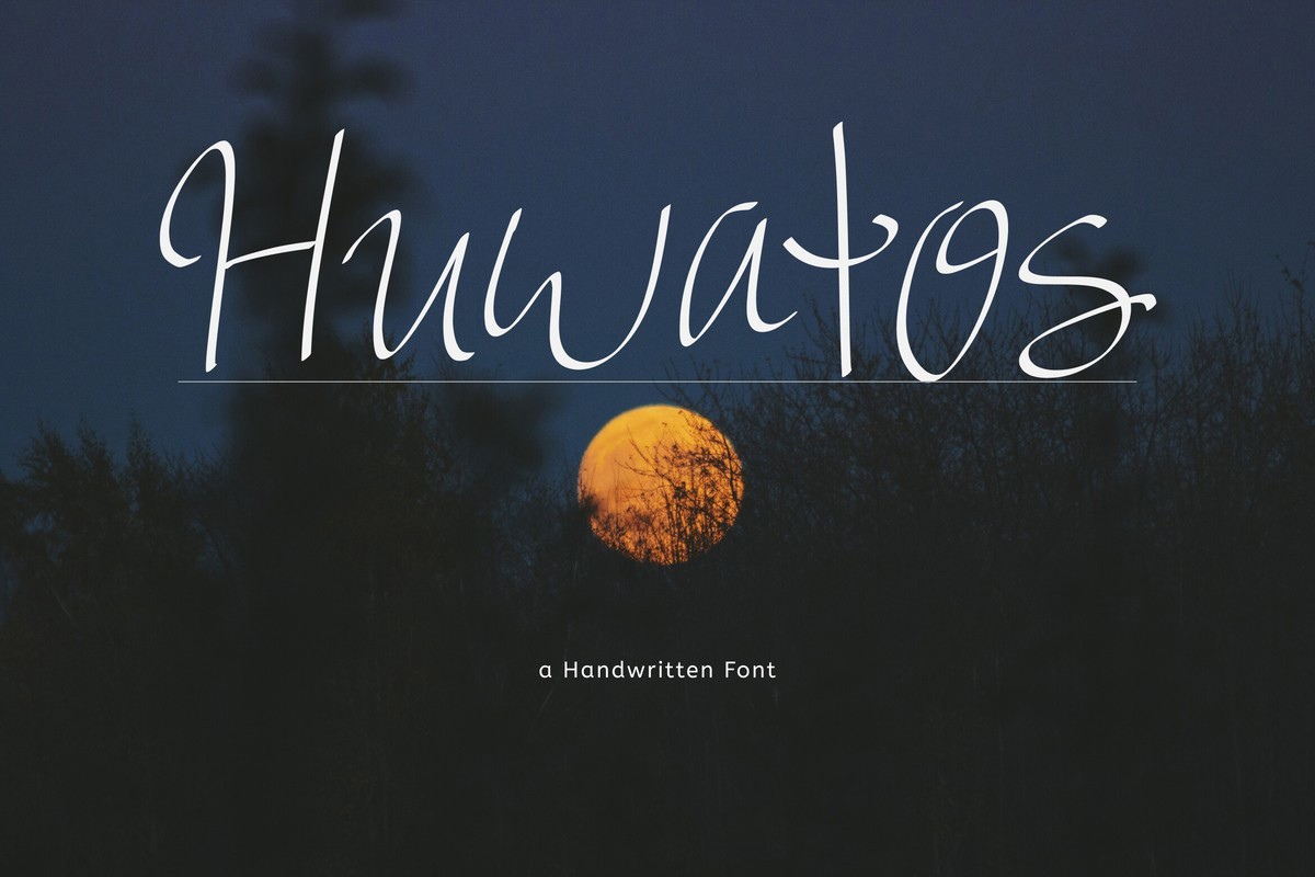 Huwatos Font