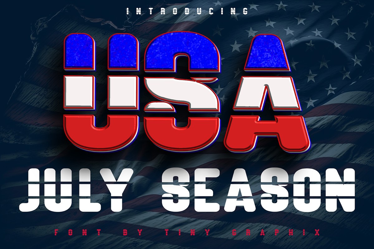 July Season Font