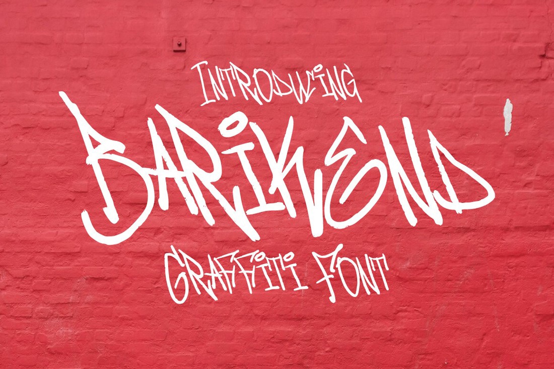 Barikend Graffiti Font