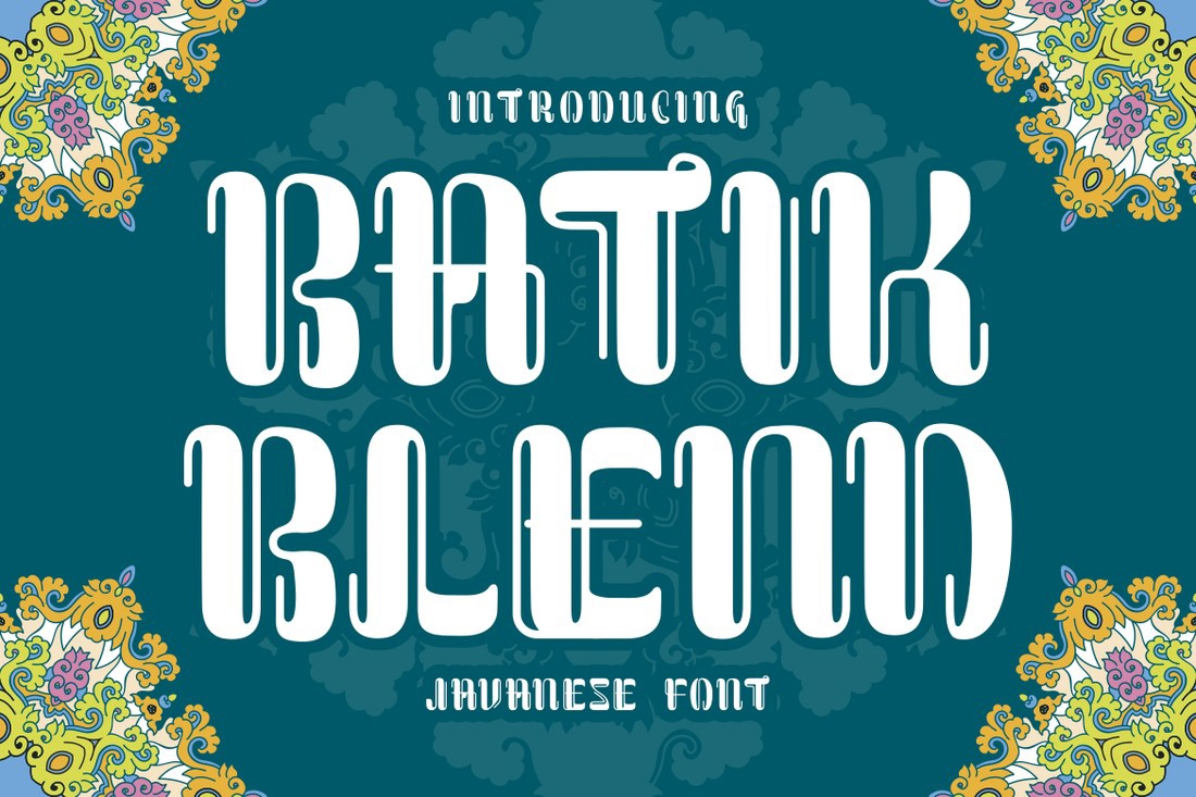 Batik Blend Font