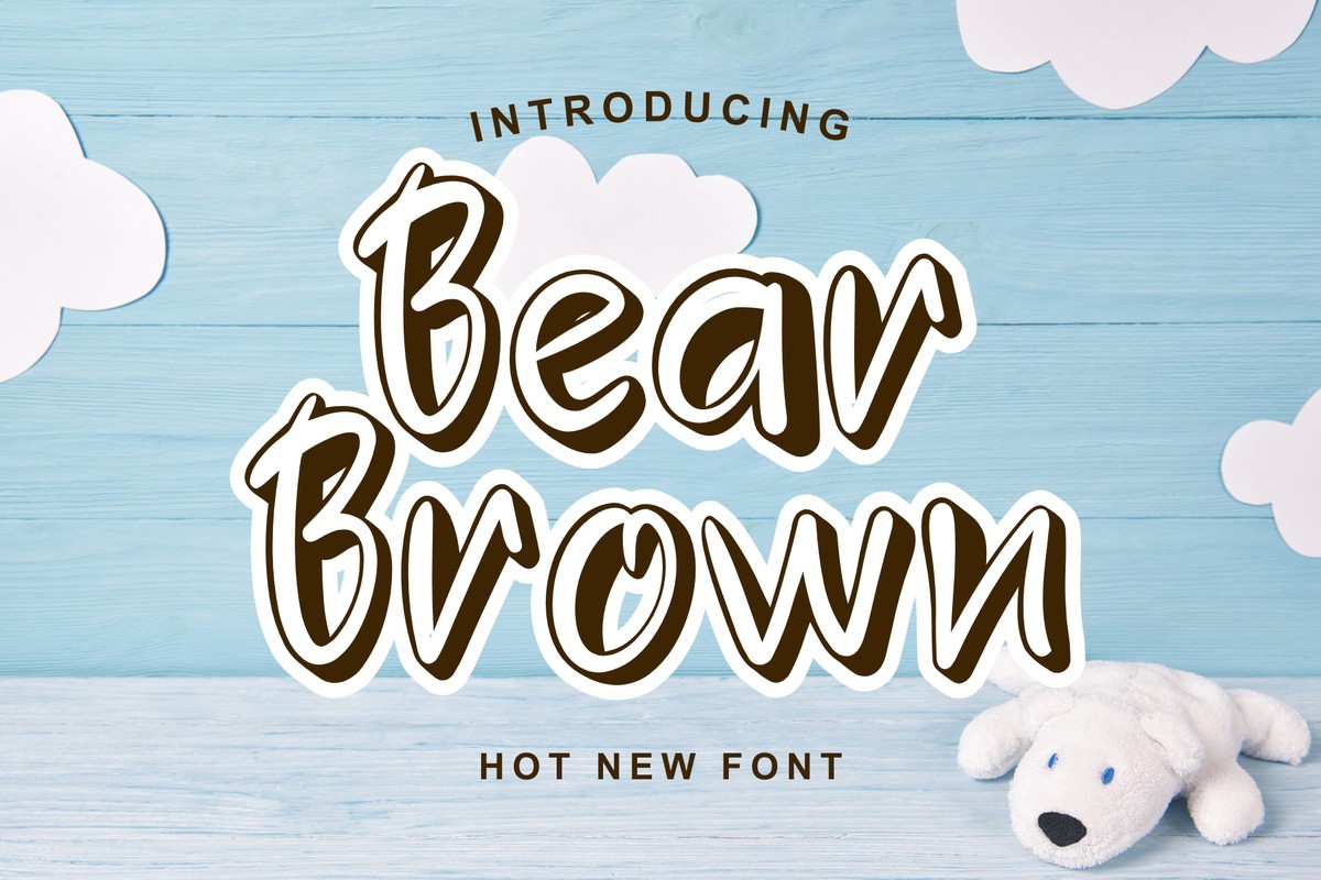 Bear Brown Font