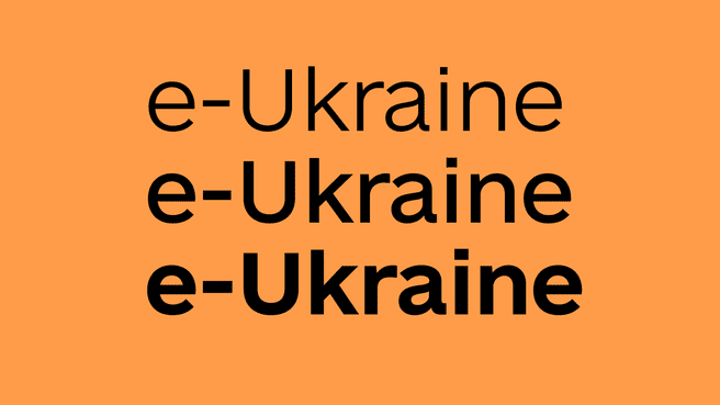 e-Ukraine Head font preview image #3