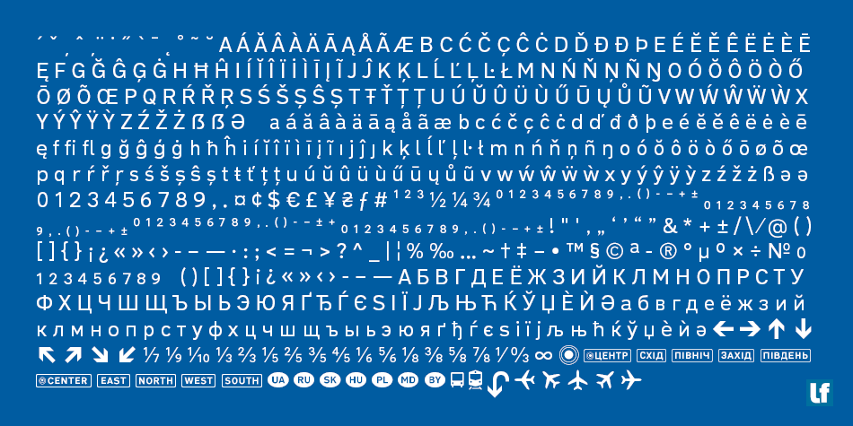 Road UA font preview image #1